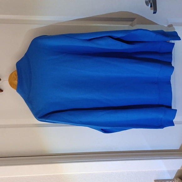 Nike Blue Zip Up Sweatshirt Pockets Size  XXL - Picture 2 of 11